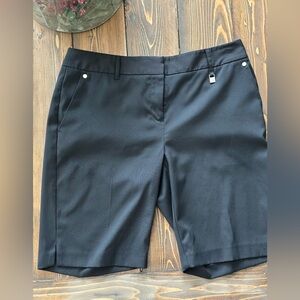 Cutter & Buck Black Golf Shorts Tailored Business Casual